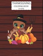 Thanksgiving Coloring Book For Kids