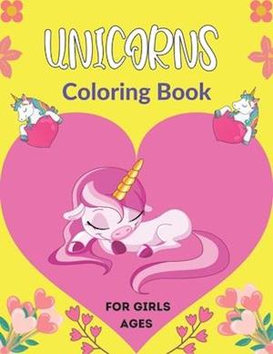 UNICORNS Coloring Book For Girls Ages