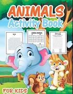 Animal Activity Book for Kids