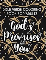 Bible Verse Coloring Book For Adults God's Promises For You