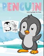 Penguin Coloring Book for Kids: Cute and Easy Colouring Book for Toddler and Kids 