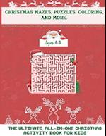 Christmas Mazes, Puzzles, Coloring, and More