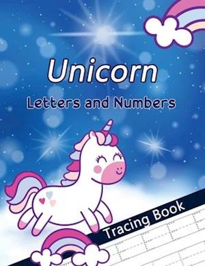 Unicorn Letters and Numbers Tracing Book