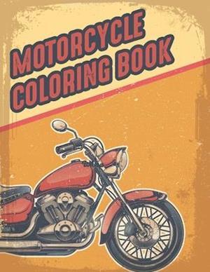 Motorcycle Coloring Book