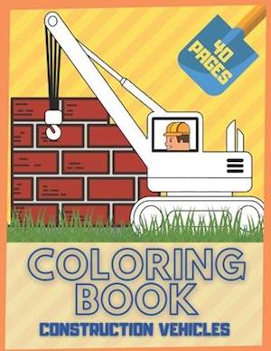 Construction Vehicle Coloring Book