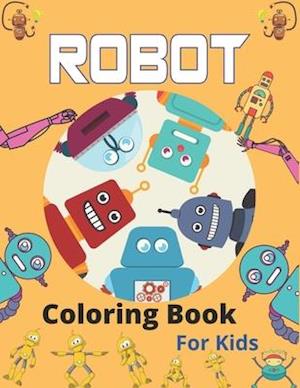 ROBOT Coloring Book For Kids