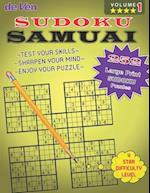 252 Samurai Sudoku Puzzles - **** 4 Star Level - Test Your Skills - Sharpen Your Mind - Volume 1