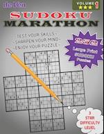 252 Marathon Sudoku Puzzles -*** 3 Star Level - Test Your Skills - Sharpen Your Mind - Volume 1