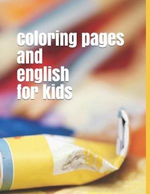 coloring pages and english for kids