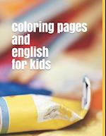 coloring pages and english for kids