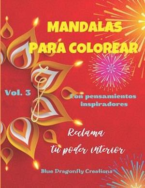 Mándalas para colorear con pensamientos inspiradores