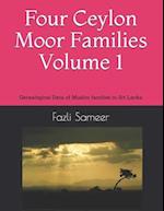 Four Ceylon Moor Families Volume 1