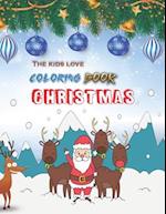 The kids love coloring book christmas