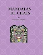 Mandalas de chats 45 dessins à colorier