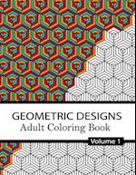 Geometric Designs Coloring Book Volume 1.