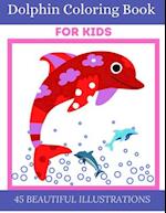 Dolphin Coloring Book For Kids