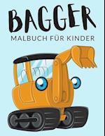 Bagger Malbuch Für Kinder