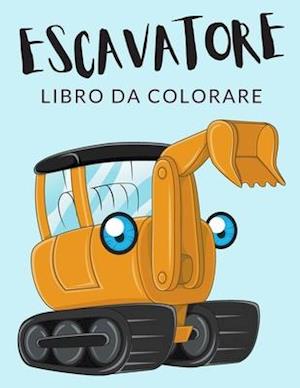 Escavatore Libro da Colorare