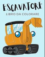 Escavatore Libro da Colorare