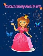 Princess Coloring Book For Girls