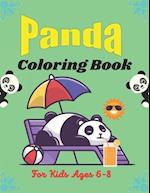 PANDA Coloring Book For Kids Ages 6-8