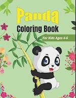 PANDA Coloring Book For Kids Ages 4-6
