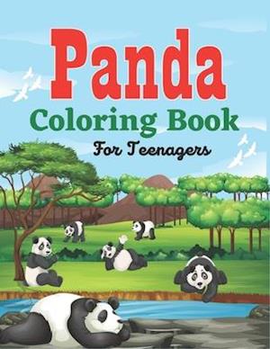 PANDA Coloring Book For Teenagers