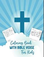 Coloring Book With Bible Verse For Kids