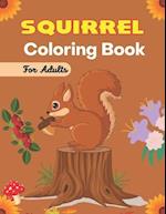 SQUIRREL Coloring Book For Adults