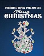 Coloring Book for Adults Merry Christmas