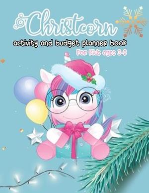 Christcorn Activity and Budget Planner Book For Kids ages 3-8