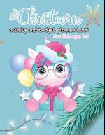 Christcorn Activity and Budget Planner Book For Kids ages 3-8