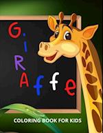 Giraffe Coloring Book for Kids