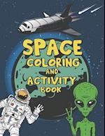 Space Coloring and Activity Book