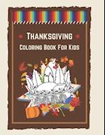 Thanksgiving Coloring Book for Kids