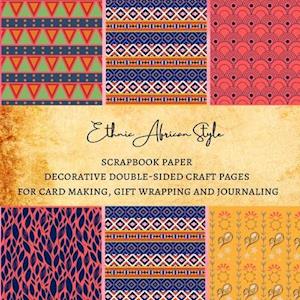 Ethnic African Style Scrapbook Paper - Decorative Double-Sided Craft Pages for Card Making, Gift Wrapping and Journaling