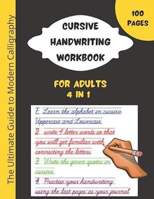cursive handwriting workbook for adults