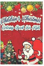 children's christmas coloring book for kids