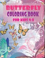Butterfly Coloring books for kids 4-8