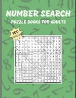 Number Search Puzzle Book for Adults: 100 Numbers Search Books for Seniors and Adults 