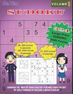 324 Large Print KIDS Sudoku Puzzles, 96-4x4 3 Variations, 156-6x6 4 Variations, 72-9x9 3 Variations - Volume 1