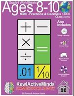 Grade 4 Worksheets - Math Fractions & Decimals, HomeSchool Ready +4000 Questions