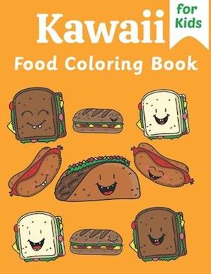 Kawaii Food Coloring Book For Kids