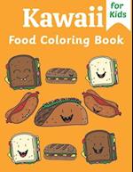 Kawaii Food Coloring Book For Kids