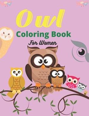 Owl Coloring Book For Women