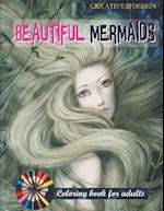 CREATIVE DESIGNS BEAUTIFUL MERMAIDS COLORING BOOK FOR ADULTS 30Sheets SIZE 8.5"x11"