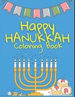 Happy Hanukkah Coloring Book