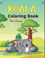 KOALA Coloring Book For Teens