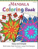 Mandala Coloring Book Easy and Simple, Volume 2