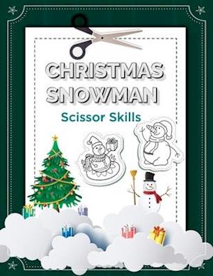 Christmas Snowman Scissor Skills